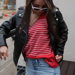 VINTAGE TOMMY HILFIGER TANK Red and White Striped